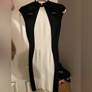 Fashion nova black tie affair midi dress